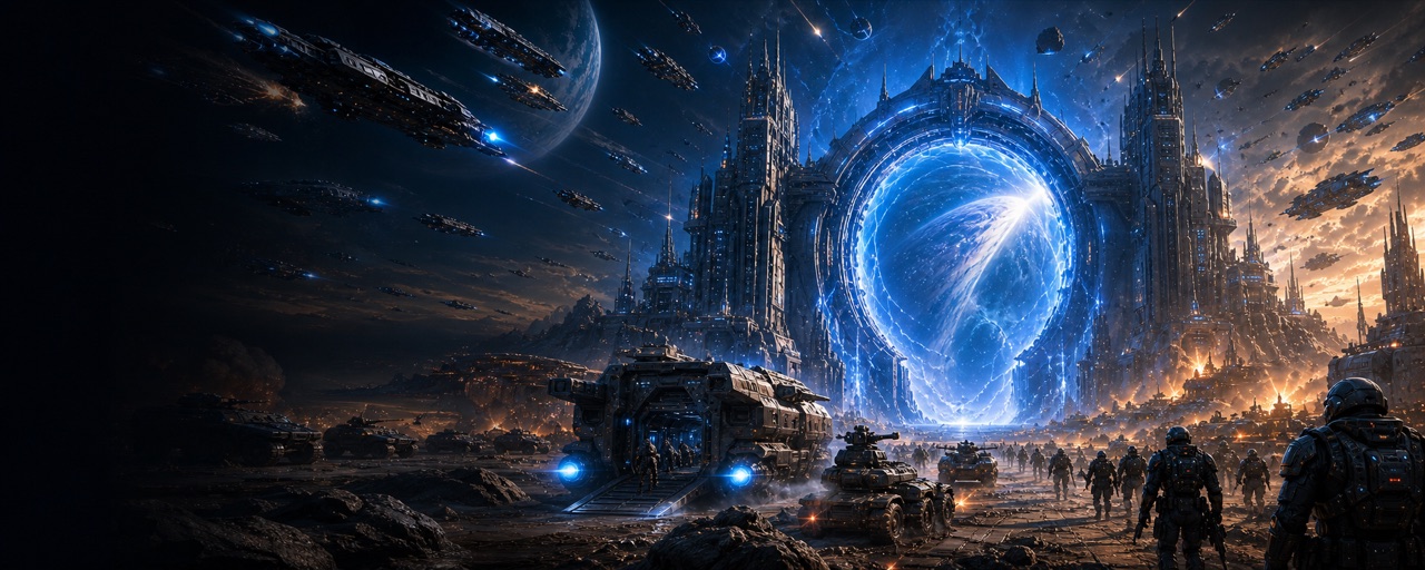 Portail d’Astérion, flottes spatiales et opérations terrestres